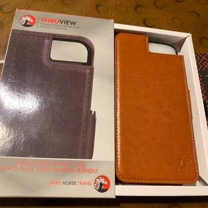 iPhone 7 Truview Wallet Case Brown Dark Horse